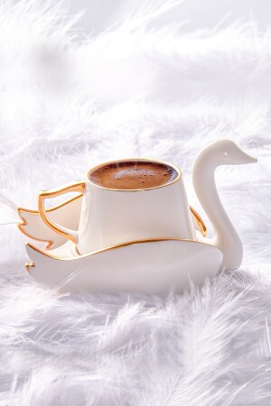 Swan Set mit 2 Kaffeetassen 70 ml 153. 03. 07. 9862 - 4