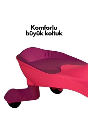 Swing Car Karınca Çocuk Kaykayı Sevimli Ayıcık Sepetli SM-SWINGCAR - 5