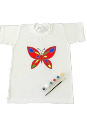 T-Shirt-Malset mit Schmetterlingsmuster, Aktivität für Kinder im Alter von 6 bis 7 Jahren 8479345001822 - 6