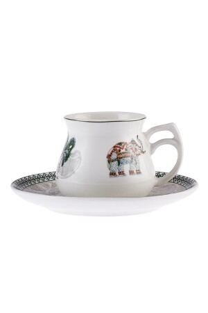 Taj Mahal Porzellan-Kaffeetassen-Set für 6 Personen 600. 15. 01. 2600 - 7