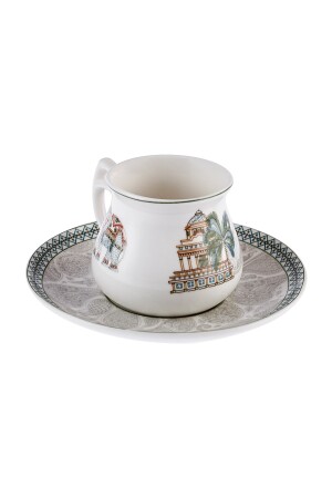 Taj Mahal Porzellan-Kaffeetassen-Set für 6 Personen 600. 15. 01. 2600 - 8