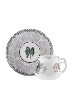 Taj Mahal Porzellan-Kaffeetassen-Set für 6 Personen 600. 15. 01. 2600 - 9