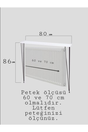 Talastozum Petek Üstü Beyaz Raf Dresuar 80cm (60-70 CM PETEK İÇİNDİR) - 4