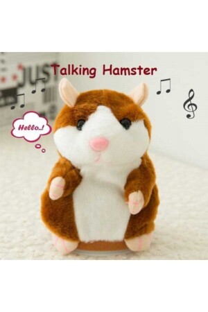 Talking Hamster Ses Taklidi Yapan Sevimli Fare Peluş Oyuncak WF-1809 - 3