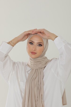 Taş Luxury Penye Şal - Kadın Tesettür Jersey Hijab Lycra Shawl - 7