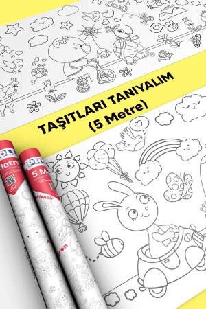 Taşıtlar Boyama Kağıdı TAŞIT001 - 4