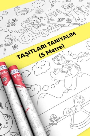 Taşıtlar Boyama Kağıdı TAŞIT001 - 5