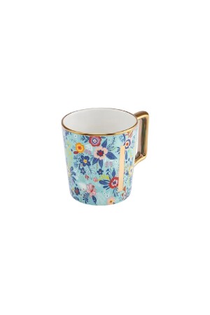 Tasse „Blume I“ mit Buchstaben, 350 ml, 153. 03. 06. 6922 - 6