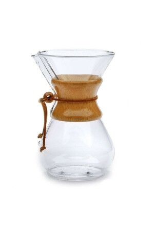 Tasse Kaffeekanne Glas Chemex Kaffeebrühkanne Karaffe 800 ml 6 CK-800A - 5