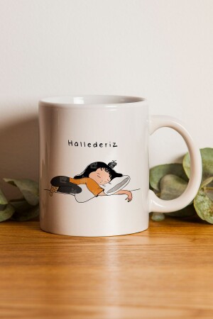 Tasse mit Aufdruck „hallederlz (SLEEPING)“ – Geschenk zum Valentinstag Givebutik-Design-2 - 2