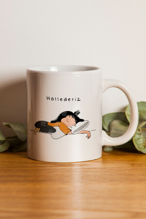 Tasse mit Aufdruck „hallederlz (SLEEPING)“ – Geschenk zum Valentinstag Givebutik-Design-2 - 3