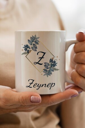 Tasse mit Zeynep-Namensdruck, mit Buchstaben und Namen als Geschenk für Frauen YHY-Zeynep - 4