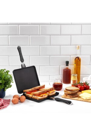 Tastemake Toastgrill aus Gusseisen, 20 x 26 Ø cm, 2 Stück - 2