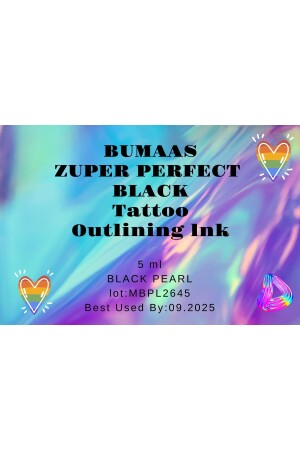 Tattoo Kalıcı Dövme Makinesi Boyası En Kaliteli Süper Siyah Perfect Zuper Black 5 ml - 5