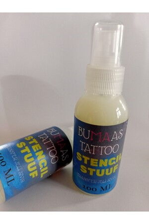 Tattoo Tattoo Transfer Gel Flüssigkeit 100 ml 1. Transferpapier der Qualität 1 als Geschenk - 6