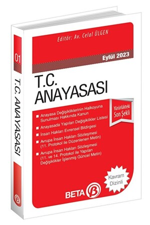 T.C. Anayasası - Kolektif - Beta Kitap - 9786254235344 - 2