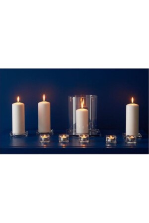 Tealight Dekoratif Mumluk, Cam, (5adet) GLASIG - 7