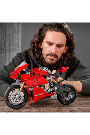 ® Technic Ducati Panigale V4 R 42107 – Autobauset für Erwachsene (646 Teile) - 11