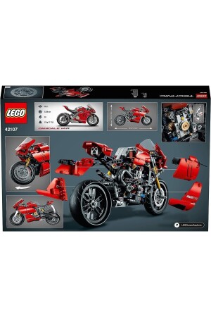 ® Technic Ducati Panigale V4 R 42107 - Yetişkinler için Araba Yapım Seti (646 Parça) - 7