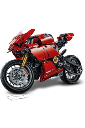 ® Technic Ducati Panigale V4 R 42107 - Yetişkinler için Araba Yapım Seti (646 Parça) - 10