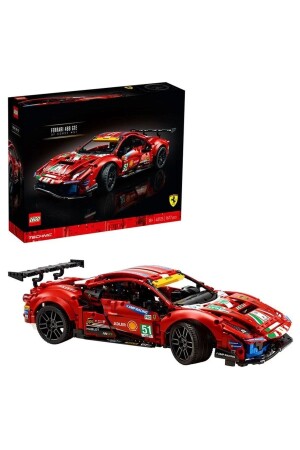 ® Technic Ferrari 488 GTE „AF Corse #51“ 42125 – Modellbausatz zum Sammeln (1677 Teile) LMT42125 - 2