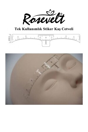 Tek Kullanımlık Kaş Ölçüm Cetveli ( 50 Li Paket ) - 6