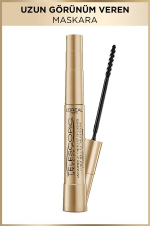 Teleskopische Gold-Mascara – Black Dm - 1