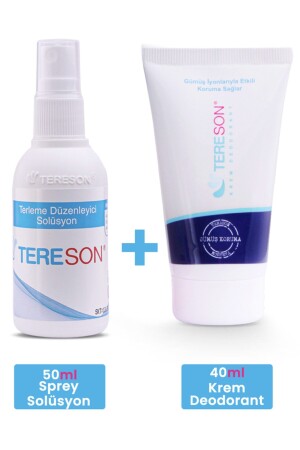 Terleme Önleyici Sprey 50 ml - Krem Deodorant Gümüş Iyonlu 40 ml - 2