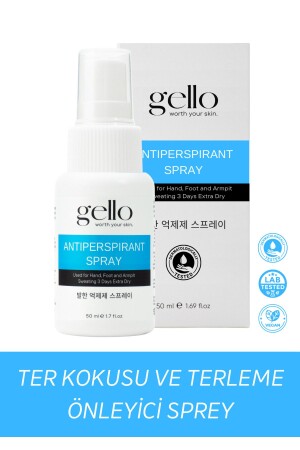 Terleme Ve Ter Kokusu Önleyici Sprey Deodorant Antiperspirant Unisex- El-ayak-koltuk Altı Ter Önleme - 2