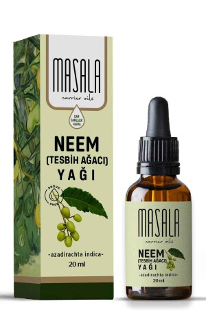 Tesbih Ağacı Yağı 20 Ml. Soğuk Pres Neem Yağı (neem Carrier Oil) - 1