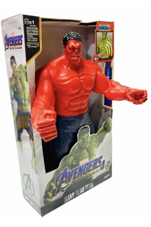 The Hulk Red Color Red Hulk Figur mit Licht und Sound Heldenspielzeug 30 cm vel331 - 5