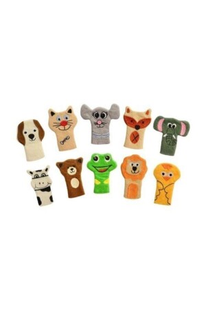 Tiere Fingerpuppe 10-teiliges Tier-Fingerpuppen-Set, pädagogisch und unterhaltsam - 2