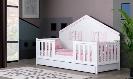 Tilda Pink Twin Montessori Bettgestell - 2