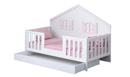 Tilda Pink Twin Montessori Bettgestell - 4