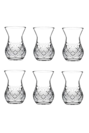 Timeless Kesme Kristal Çay Bardağı - 6 Lı Çay Bardak 42881 Fma06005 TYC00297217772 - 1