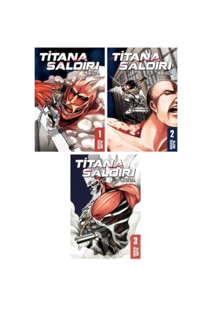 Titana Saldırı (attack On Titan) 1-2-3. Ciltler Manga Seti - Hajime Isayama - 3