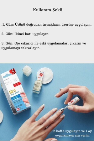 Titanyum-elmas Tırnak Güçlendirici Terapi- Süt Rengi Oje 8in1 - 7