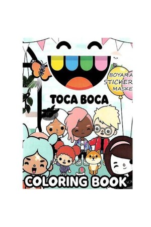 Toca Boca Boyama Kitabı Stickerlı (16 Sayfa) - 2