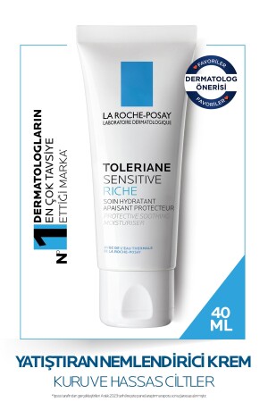 Toleriane Sensitive Riche Kuru, Hassas Cilt Nemlendirici Bakım Kremi 40ml 3337875588348 - 2