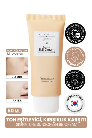 Tone Equalizer Anti-Falten Jigott SPF 50 PA ++++ Sonnenschutz BB Cream 50 ML - 2