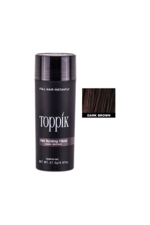 Topik-koyu Kahve Renk (dark Brown) Dolgunlaştırıcı Saç Fiberi Saç Tozu 27.5gr - 3