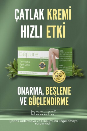 Topuk Çatlak Kremi- Çatlak Oluşumunu Engellemeye Yardımcı- Çatlak Onarıcı Krem 50ml - 1