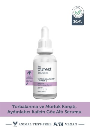 Torbalanma ve Morluk Karşıtı Aydınlatıcı Kafein Göz Altı Serumu 30 ml. (Caffeine 5% - Vitamin C) - 2