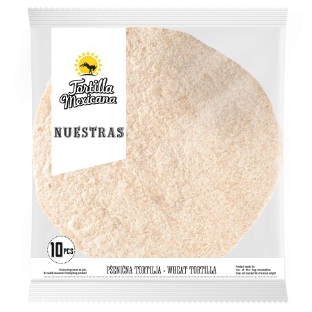 TORTILLA MEXICANA NUESTRAS (900 GR) 10 X30 CM - 1