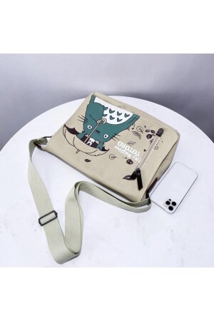 Totoro Special Series Beige Umhängetasche mit zwei Taschen -mingalondon - 5