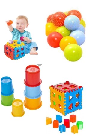 Toy Cute Tower Find and Plug Puzzle Educational Intelligence Development Set sazebltk111 - 2