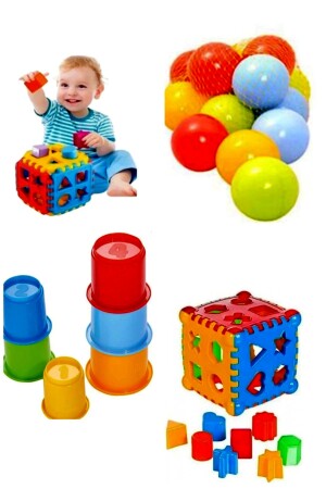 Toy Cute Tower Find and Plug Puzzle Educational Intelligence Development Set sazebltk111 - 4