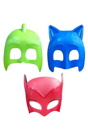 Toy Pijamaskeliler 3-teiliges Figurenmasken-Set Unterhaltungskostümmaske - 1