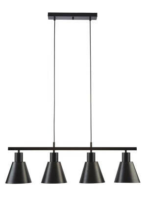 Trend Modern Design Black Color Cafe – Esstischplatte – Wohnzimmer – Küche 4-teiliger Kronleuchter - 3