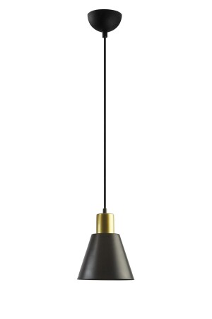 Trend Modern Tasarım Cafe - Mutfak Siyah Gold Renk Tekli Avize LA155523000013 - 1